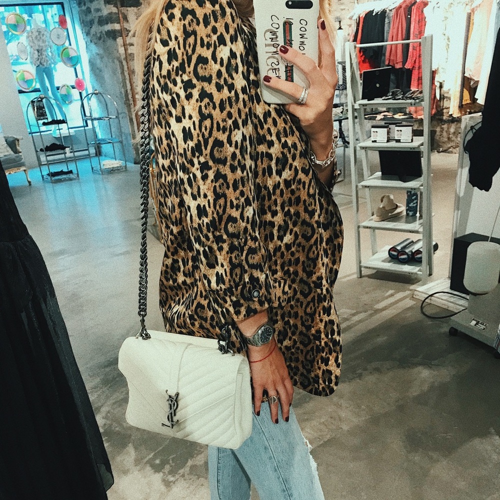 Zara Leopard Blazer